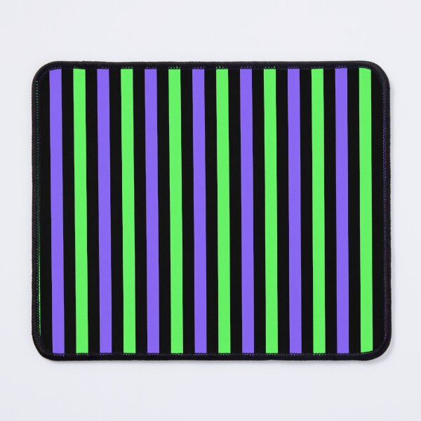 Item preview, Basic Vertical Stripes - Black, Green & Purple designed and sold by TheFrostedDonut.