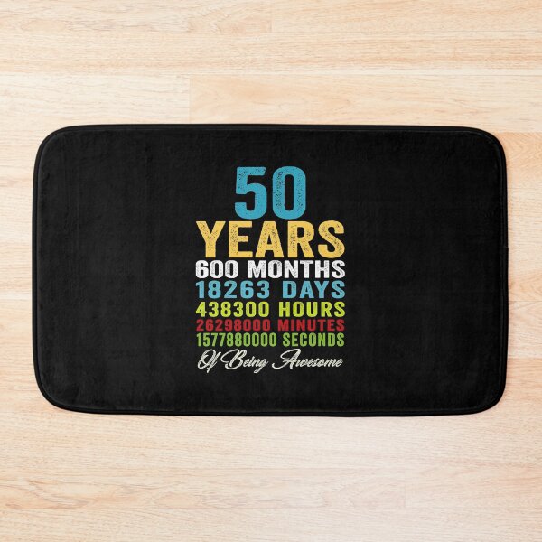 Item preview, 50 Years 600 Months Funny 50 Years Older 50th Birthday Men Women designed and sold by Md. Manjur Ahamed.