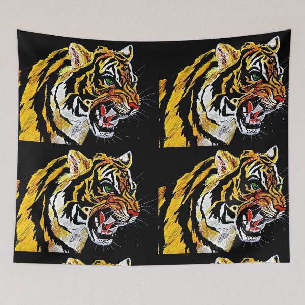 Item preview, Tiger Stalking Prey designed and sold by Overthetopsm.