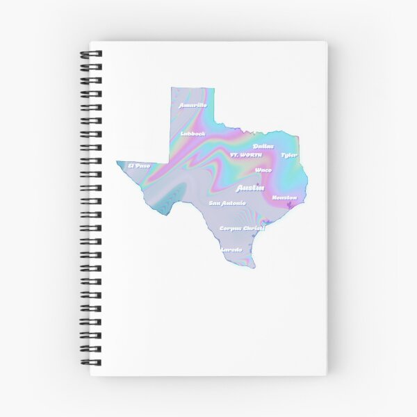 Item preview, Texas Map Pastel designed and sold by AshTreeCrtvCo.