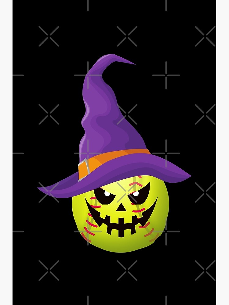 "Softball Witch Softball Halloween Costume" Poster for Sale by CaitU