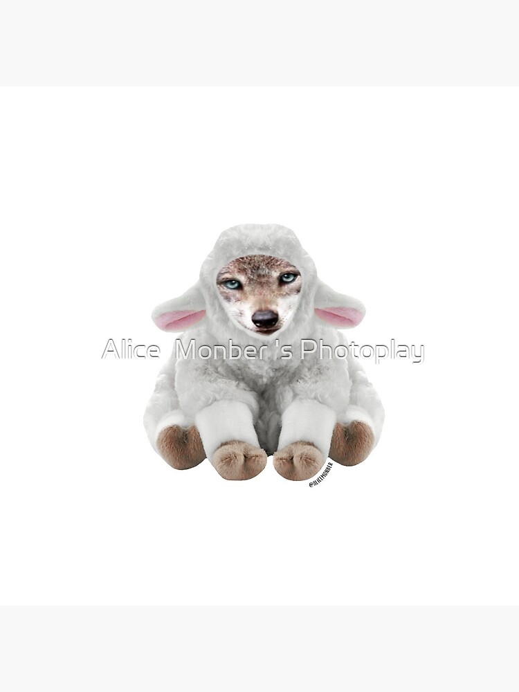 Thumbnail 3 of 3, Pin, The Wolf in Sheep’s Clothing by Alice Monber designed and sold by alicemonbercomp.