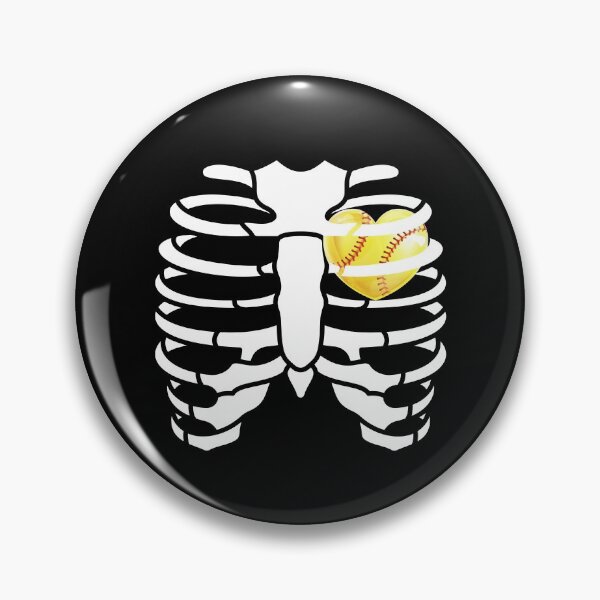 Item preview, Softball Heart inside Ribs - Softball Halloween Costume designed and sold by CaitU.