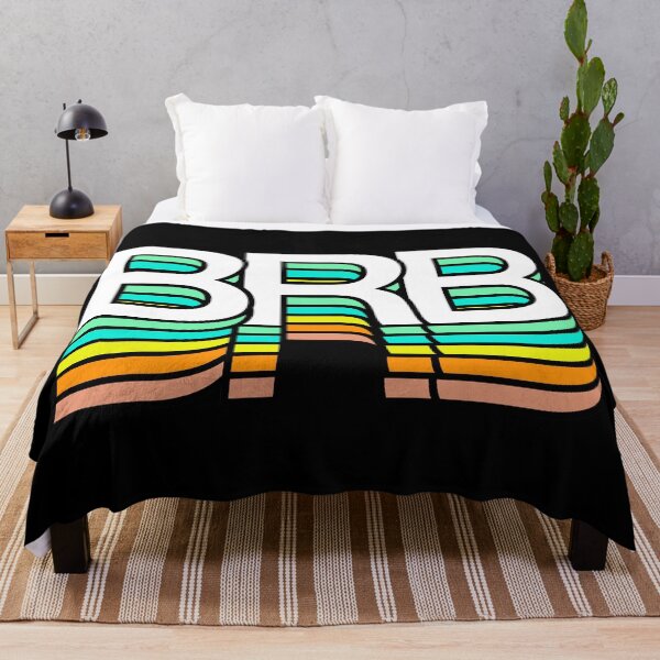 Item preview, BRB retro aesthetic modern typography designed and sold by Fashionmonger.