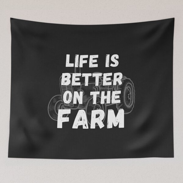 Item preview, Life is better on the farm designed and sold by MohitJain1109.