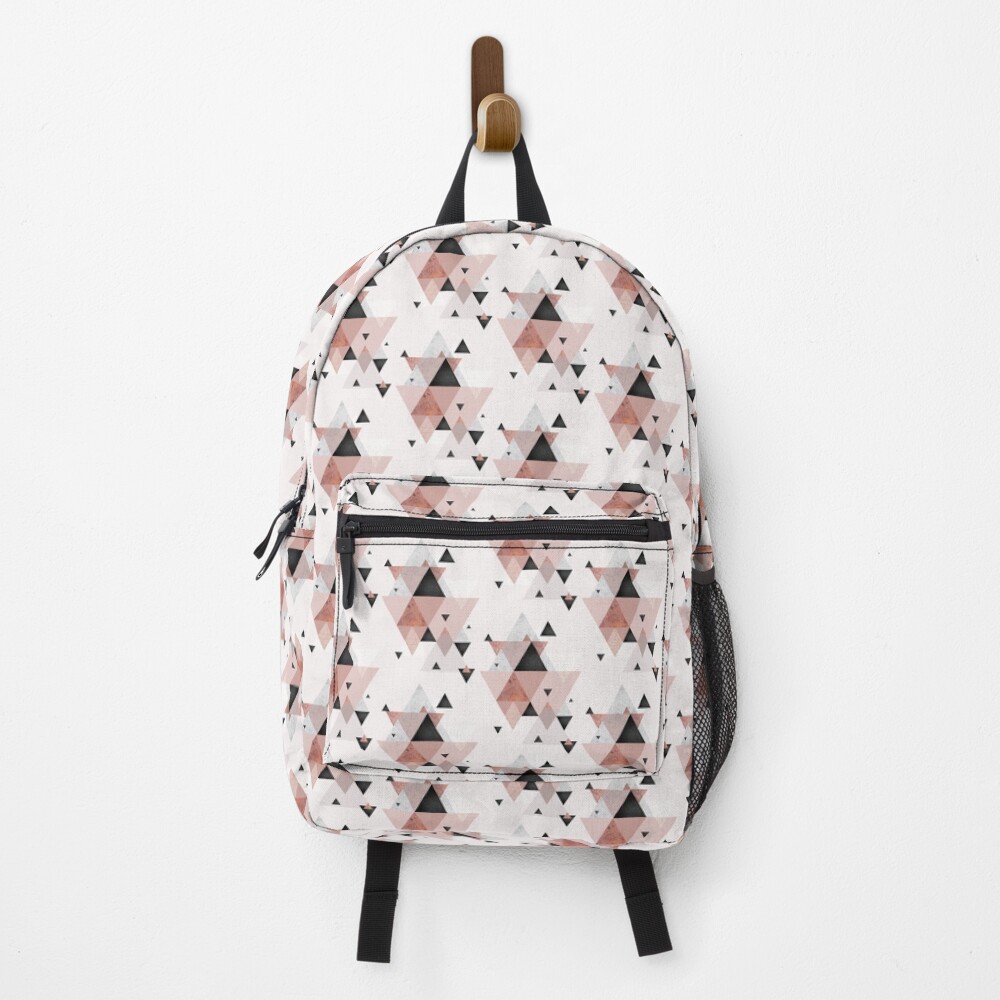 rose gold marble backpack