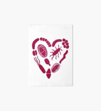 Heart of Bacteria Art Board