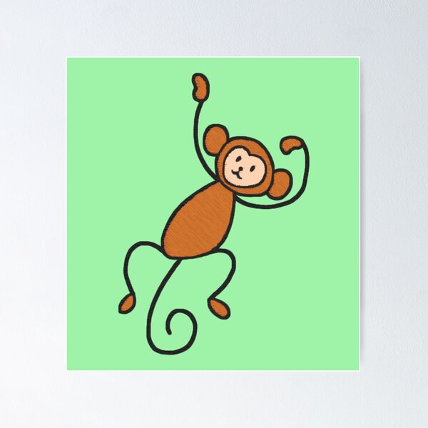 Item preview, Monkey designed and sold by simpleKPL.