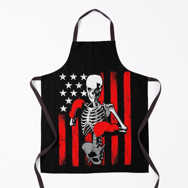 Item preview, Boxer Boxing Skeleton Athlete Halloween USA Flag designed and sold by GrandeDuc.