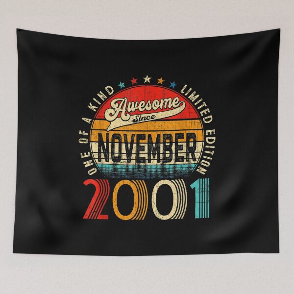 Item preview,  20th Bday Decorations November 2001 Men Women 20 Years Old designed and sold by eaedith33.