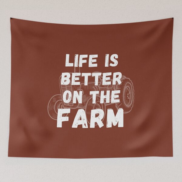 Item preview, Life is better on the farm designed and sold by MohitJain1109.