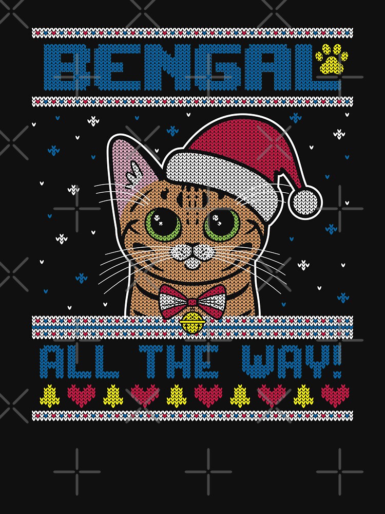 I Love Bengals Ugly Christmas Sweater T-Shirt