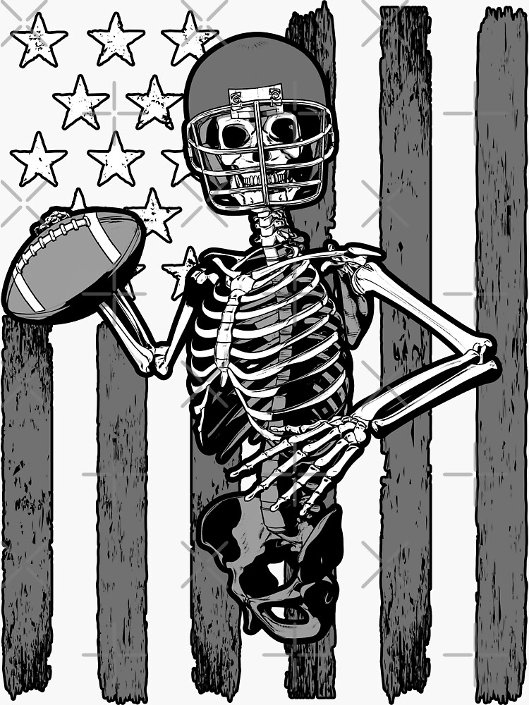 Halloween Skeleton Baseball Player Flag for Sale