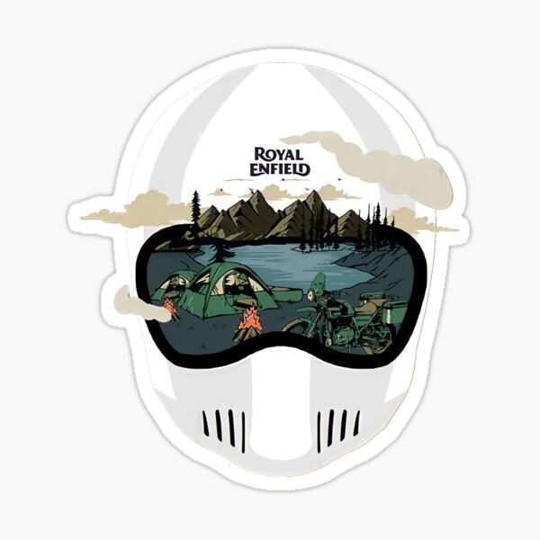 Royal Enfield Himalayan DESIGNS BY FASHION THERAPY Sticker