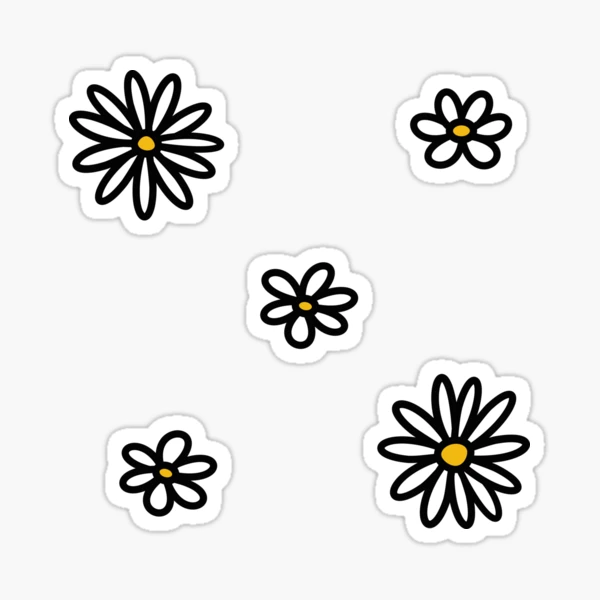 Tiny Daisy Doodles | Sticker