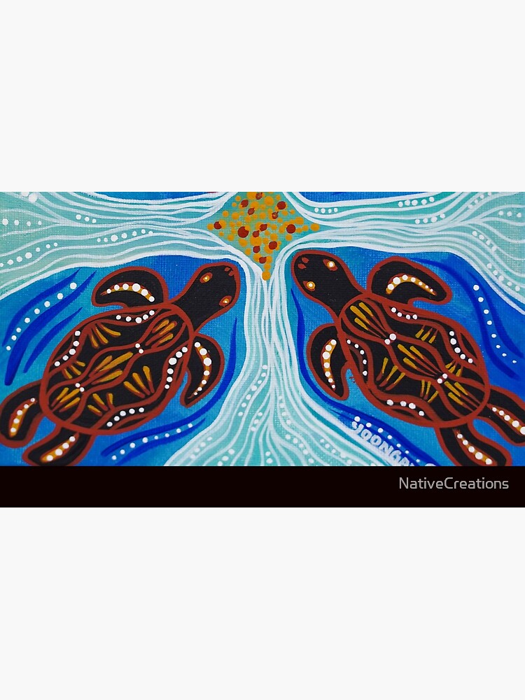 Thumbnail 6 of 6, Coffee Mug, Turtles (Aboriginal Design) by Native Creations designed and sold by NativeCreations.