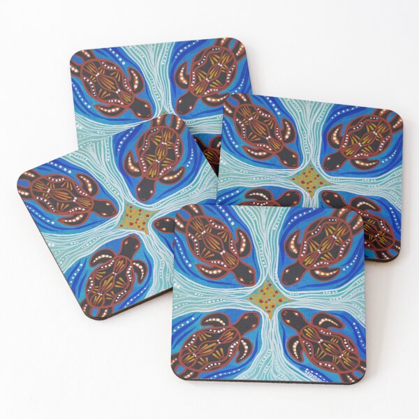 Item preview, Turtles (Aboriginal Design) by Native Creations designed and sold by NativeCreations.