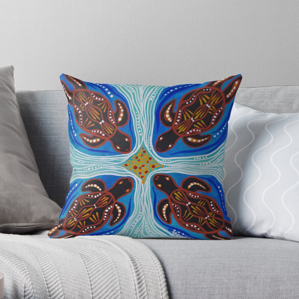 Item preview, Throw Pillow designed and sold by NativeCreations.