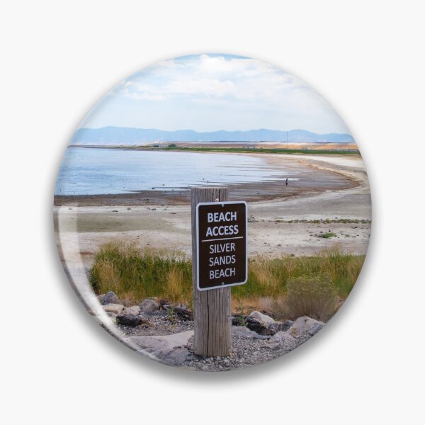 Item preview, Silver Sands Beach, Great Salt Lake designed and sold by PeterOliver787.