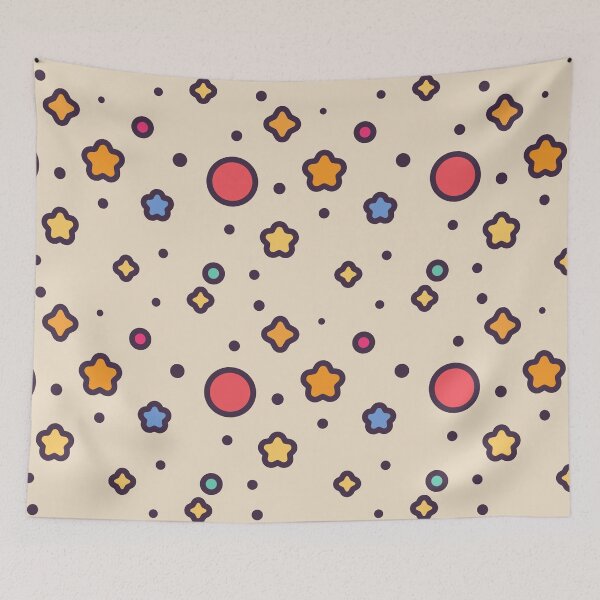 Item preview, Space themed minimal pattern designed and sold by qusart.