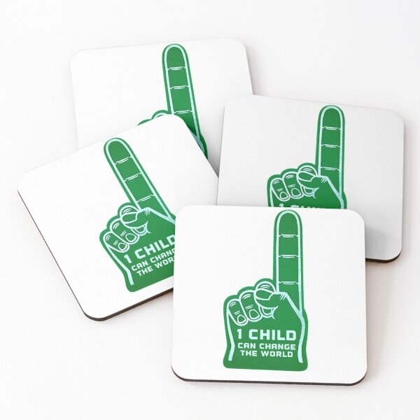 Item preview, One Child foam finger designed and sold by AshTreeCrtvCo.