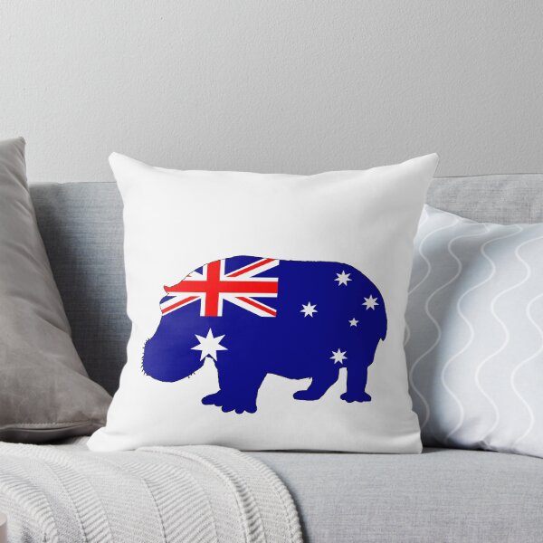 Item preview, Australian Flag - Hippopotamus designed and sold by DelirusFurittus.