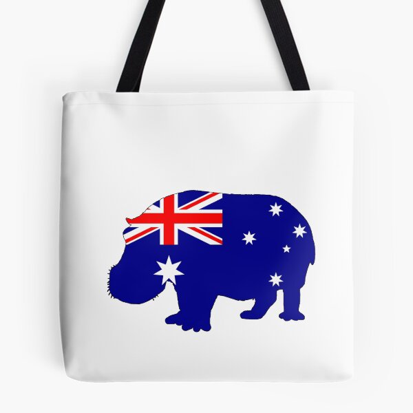 Item preview, Australian Flag - Hippopotamus designed and sold by DelirusFurittus.