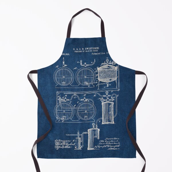 Item preview, PATENT DRAWING / 1893 - Process Of Making Beer - Blueprint designed and sold by danielcoulmann.