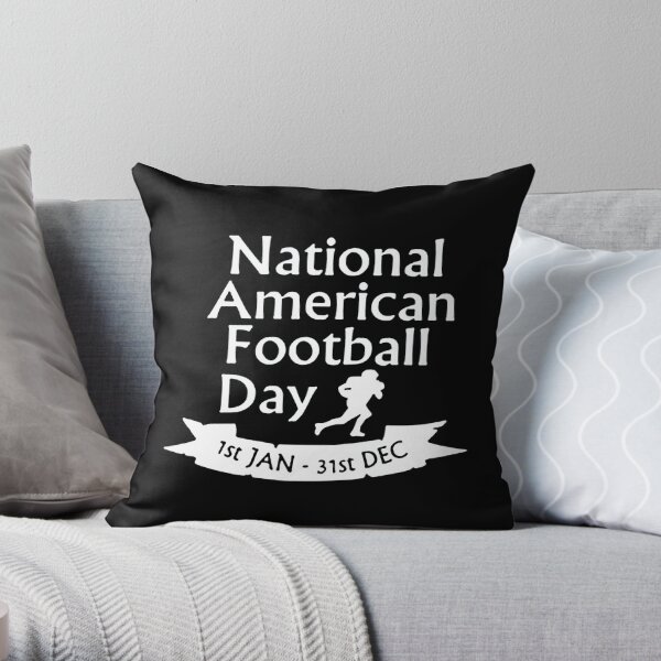 National American Football Day Throw Pillow