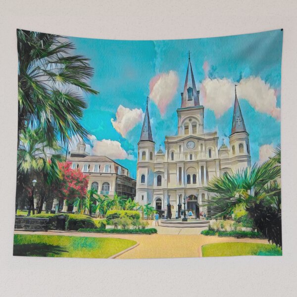Item preview, St Louis Cathedral designed and sold by Sofia-Draws.