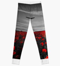 P40 Poppy Salute Leggings