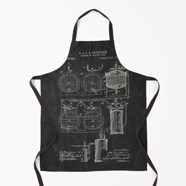 Item preview, PATENT DRAWING / 1893 - Process Of Making Beer - Chalkboard designed and sold by danielcoulmann.