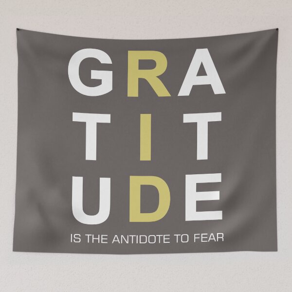 Item preview, Gratitude Grateful Thank Life Quote Sentence Text designed and sold by FridayFusion.