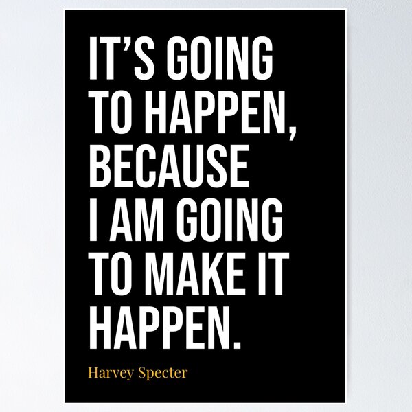 Item preview, Harvey Specter Quotes designed and sold by Tokhidinart.