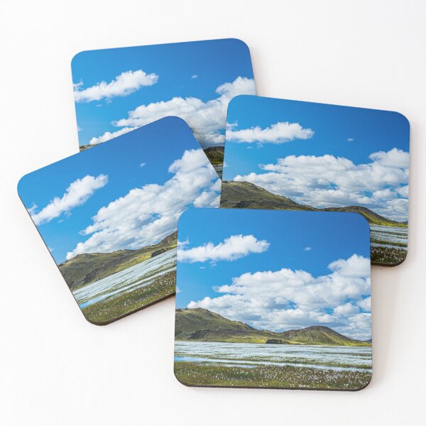 Item preview, Flower Field Over Stream in Mountains designed and sold by JoyforU.