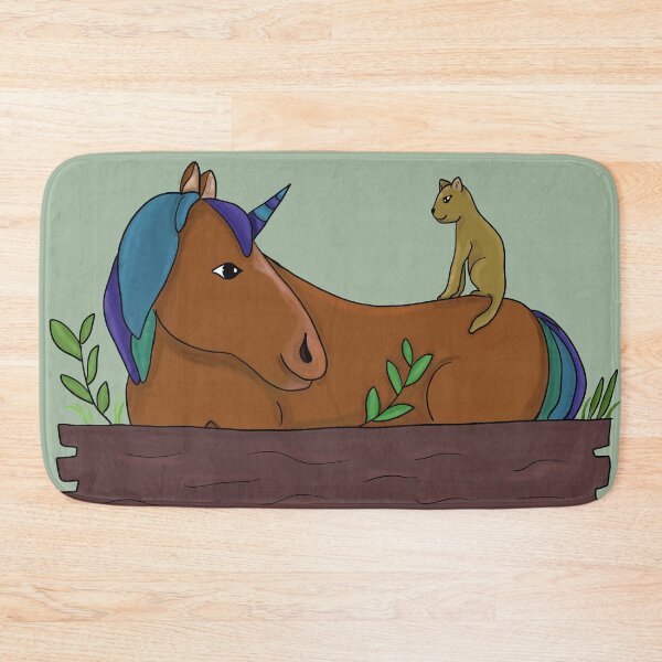 Item preview, Unicorn and cat designed and sold by Antiope33.