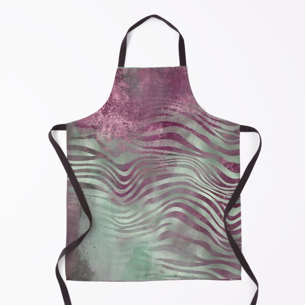 Item preview, Zebra Print Abstract Print in Mint and Mulberry designed and sold by Paulele.