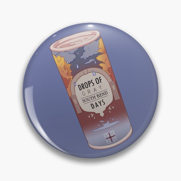 Item preview, Holy Cross College can - Drops of Gray South Bend Days designed and sold by SMCHCCND.