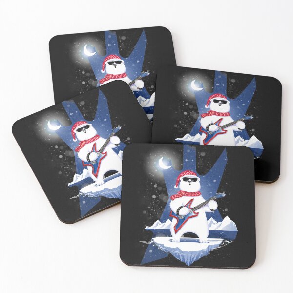 Item preview, Rocker Guitar Xmas Polar Bear  designed and sold by HexOne.
