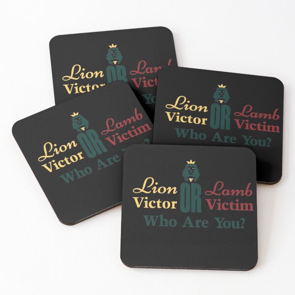 Item preview, Lion or Lamb Victor or Victim  designed and sold by WilliamByte.
