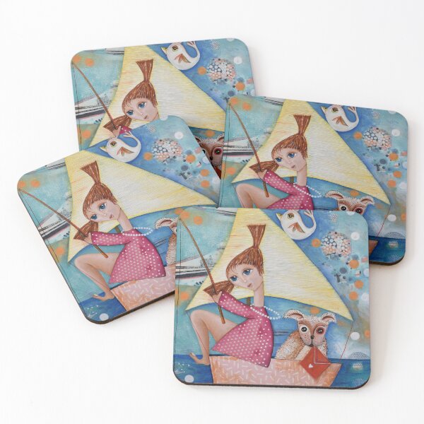 Item preview, A Girl And Her Companions designed and sold by arts'Kool @ KAZWORKS.