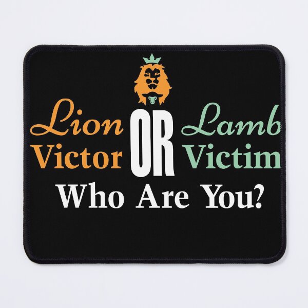 Item preview, Lion or Lamb Victor or Victim.  designed and sold by WilliamByte.