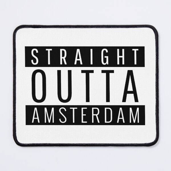 Item preview, Straight Outta Amsterdam nueva york designed and sold by Teelogic.