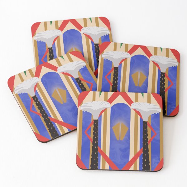Item preview, Palm trees art deco designed and sold by Anyeva.