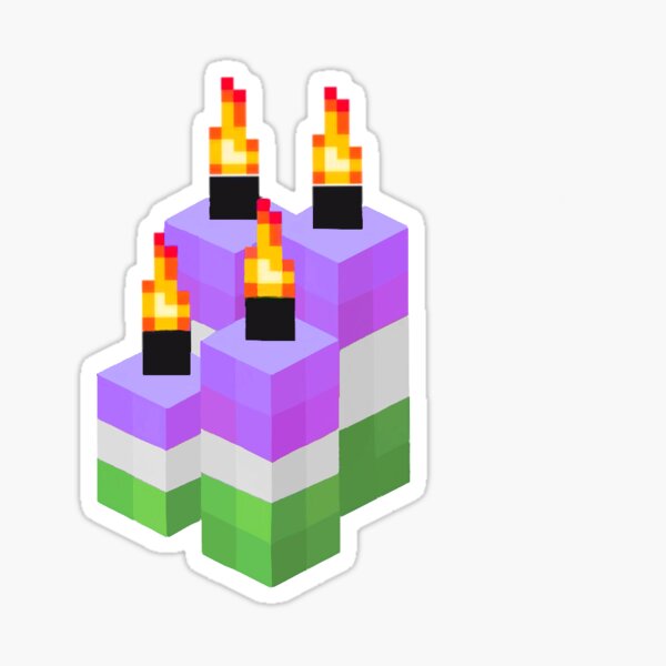 Item preview, genderqueer pride candles designed and sold by dallonashby.