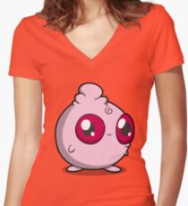 Uglybuff Women's Fitted V-Neck T-Shirt
