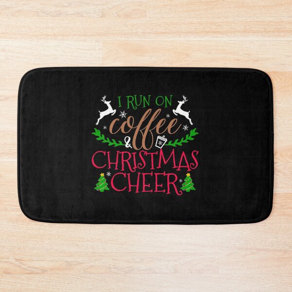 Item preview, Run On Coffee and Christmas Cheer. Christmas Coffee Gift  designed and sold by Mixture-DESIGN.