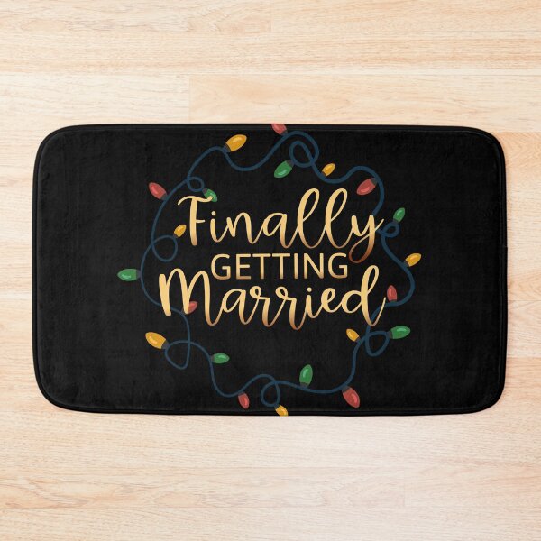 Item preview, Finally getting Married At Christmas, Groom Bride Crew, Wedding Rehearsal, designed and sold by DiensDesign.