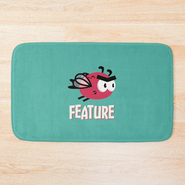 Item preview, Bug feature | Web humor | Hacker, Developer designed and sold by DAFIN.