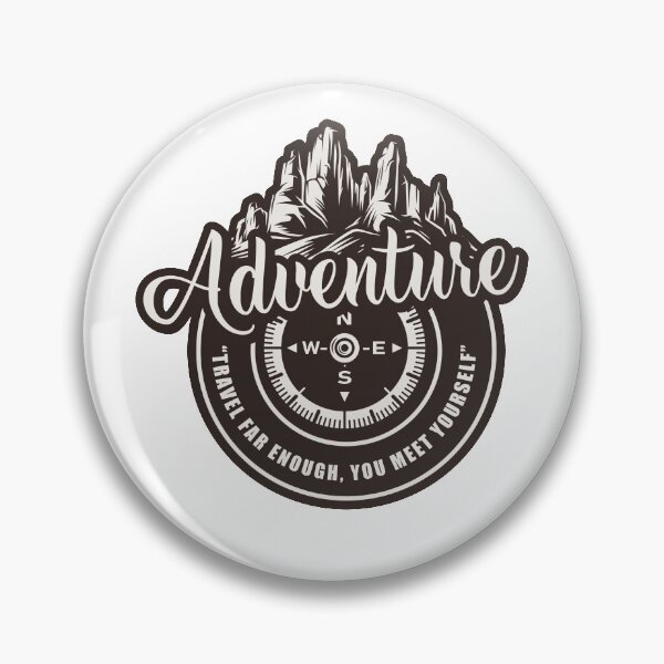 Item preview, Adventure Tagline - TRAVEL FAR ENOUGH, YOU MEET YOURSELF designed and sold by ZafranOnline.